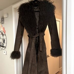 Alpaca fur coat